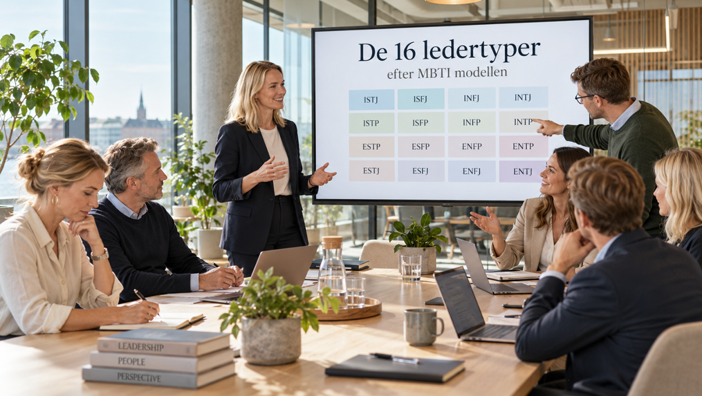 Lederudvikling med MBTI-profil – brug styrkerne i de 16 personlighedstyper