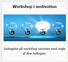 Motivation workshop Motivation workshop